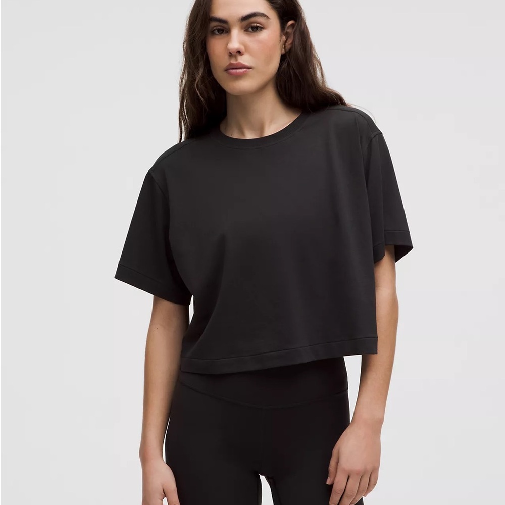 Lululemon | All Yours Cropped T-Shirt - Black